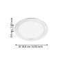 TAKLAMPE EGLO FUEVA5  RUND Ø166 3000K 10,5W IP44 KROM