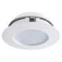 LED-INNBYGNINGSSPOT EGLO PINEDA PINEDA 1X12 W 102 MM HVIT