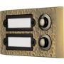 DØRKLOKKE REV BRONZE 98X62X13 MM