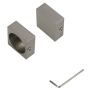 ENDESTYKKE LIEDECO 20 MM PUR KVADRAT FORKROMMET