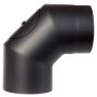 RØKRØR TOLMER 3-DELT Ø150X90° M/L SORT 2MM