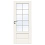 INNERDØR SWEDOOR CRAFT SP10 70X210 HVIT MED GLASS 10 RUTER