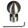 ENDESTYKKE LIEDECO INOX 16MM KULE RUSTFRITT STÅL