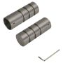 ENDESTYKKE LIEDECO PUR RUND 20MM FORKROMMET MED RILLER