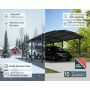 CARPORT CANOPIA ARCADIA 25,2M² GRÅ