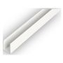 U-PROFIL GAH ALBERTS PVC 10X10X1000MM HVIT