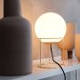 BORDLAMPE DYBERG LARSEN MADRID OPAL/MESSING