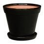 POTTE CANNES SVART MED FAT 17CM