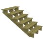 TERRASSETRAPP PLUS 6-STEG 34,2° TRYKKIMPREGNERT 151X105X120CM