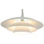 TAKLAMPER ANETA LIGHTING EPSILON MED HISS 45CM HVIT