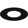 INNERTAKSPLATE DINAK RUND Ø150 30-45º SVART
