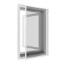 INSEKTSNETT EASY LIFE VINDU ALUMINIUM 100X120CM HVIT