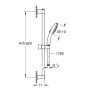 DUSJSETT GROHE VITALIO START 110 KROM