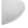 GULVTEPPE SOFT TOUCH Ø80CM SILVERGRÅ