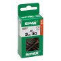 UNIVERSALSKRUE SPAX T-STAR PLUS BLAX 3,5X30MM 20STK