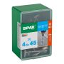 PLATESKRUE SPAX T-STAR PLUS 4CUT FRONTHØYDE PRE-SANE 4,5X45MM 30STK