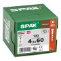 UNIVERSALSKRUE SPAX T-STAR PLUS C4 T20 4,5X60MM 100STK