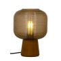BORDLAMPE ANETA LIGHTING AURA BRUNBEIS/HVIT