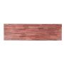 BENKEPLATE ACACIA MAHOGNY RED 2000X800X26MM A-KLASSE HARDVOKSOLJET