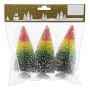 JULEPYNT JULETRE 12,5CM FLERFARGET 3PK                      