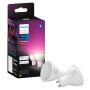 LYSPÆRE SPOT  PHILIPS HUE WCA 2-PAK 4.2W GU10