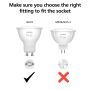 LYSPÆRE SPOT  PHILIPS HUE WCA 2-PAK 4.2W GU10