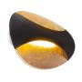 VEGGLAMPE GLOBO ALEXANDRA SVART 210X150MM