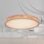 TAKLAMPE GLOBO RAINER WOOD Ø600X105MM