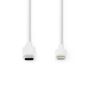 LIGHTNING KABEL USB-C 2.00 M HVIT