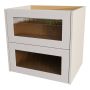 SERVANTSKAP CAMARGUE AURA 2 SKUFFER 60CM LINJEGLASS VARM