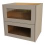 SERVANTSKAP CAMARGUE AURA 2 SKUFFER 60CM LINJEGLASS DYN