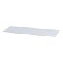 BENKEPLATE CAMARGUE AURA SOLID OVERFLATE 12MM UTEN HOLDEPLATE 121CM ALPINE WHITE