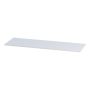 BENKEPLATE CAMARGUE AURA SOLID OVERFLATE 12MM UTEN HOLDEPLATE 141CM ALPINE WHITE
