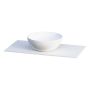 BENKEPLATE CAMARGUE AURA/FORS SOLID SURFACE 12 MM SUPERIOR PORSELEN 91 CM Ø40 CM AURORA ECRU