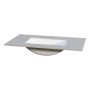 BENKEPLATE CAMARGUE AURA/FORS SOLID OVERFLATE 12 MM MED UNDERLIMMAD NOD STØRRELSE 81 CM SANTA ANA