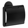 TOALETTRULLHOLDER SMEDBO DOT MED LÅS MATT SVART