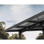 CARPORT CANOPIA SYDNEY WAVE 3X6M SVART