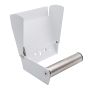 TOALETTPAPIRHOLDER MED LOKK MATT HVIT