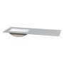 BENKEPLATE CAMARGUE AURA SOLID SURFACE 12 MM VENSTRE UNDERLIMT SERVANT KOMPOSITT