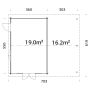 HAGESTUE PALMAKO IRENE MED CARPORT 19,0+16,2M²