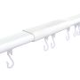 DUSJFORHENGSTANG 200CM RETT HVIT
