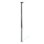 MØBELBEN REI STÅL 25X25X800MM BLANK KROM