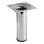 MØBELBEN REI STÅL Ø30X100MM BLANK KROM