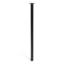 MØBELBEN REI STÅL Ø30X700MM SVART