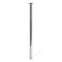 MØBELBEN REI STÅL Ø30X800MM BLANK KROM