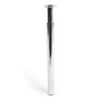 MØBELBEN REI JUSTERBART STÅL Ø50-60X710-1000MM BLANK KROM