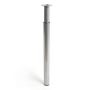 MØBELBEN REI JUSTERBART STÅL Ø50-60X710-1000MM ALUMINIUM