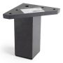 MØBELBEN REI ABS-PLAST 40X40X100MM SVART