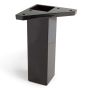 MØBELBEN REI ABS-PLAST 40X40X150MM SVART