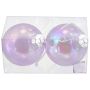 JULEKULER AKRYL Ø8CM LYS LILLA 2STK